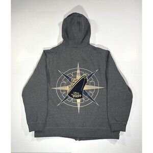 Disney Wish Inaugural Sailings Sweatshirt Zip Up Hoodie  Embroidery Hooded Sz XL